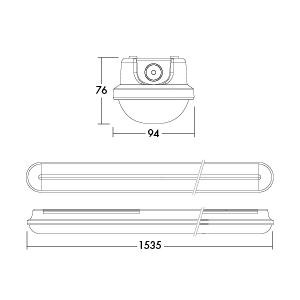 IP65 Batten Julie